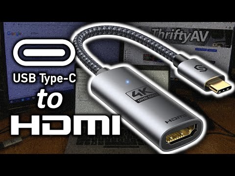 ONE Laptop with THREE Displays?!  The SyncWire USB Type C to HDMI Adapter!