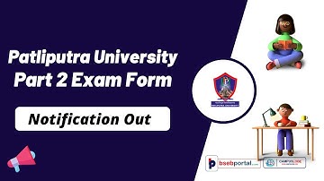 #PPU Part 2 Exam Form Fill Up Date 2020 Out- #Patliputra University 2nd Year Exam 2020 Form Date