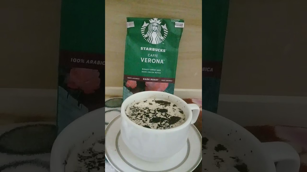 Starbucks dark roast coffee visit my channel and like,subscribe and