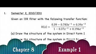 DSP: Chapter 8 (Example 1)