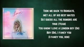 Taylor Swift - London Boy (Lyrics)
