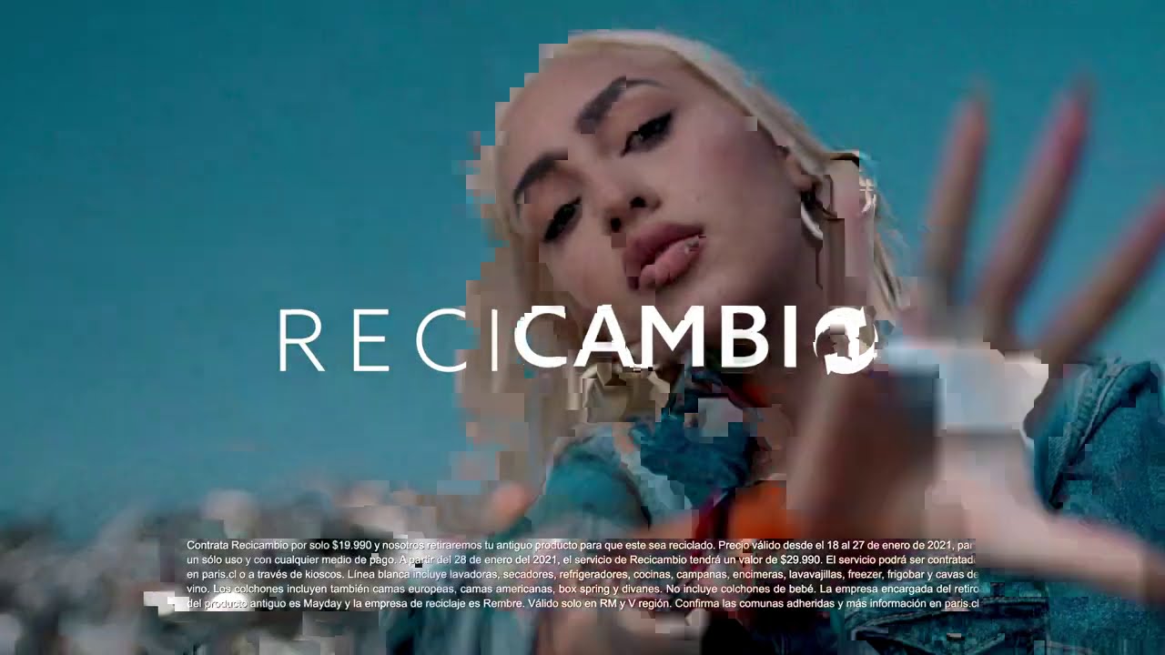 Recicambio | Conciencia Celeste | Paris.cl