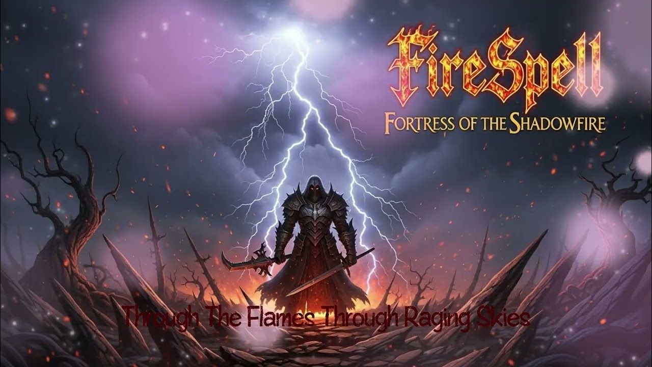 FireSpell - Fortress of the Shadowfire (Official Lyric Video)