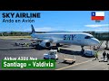 Hermoso vuelo SANTIAGO VALDIVIA en SKY Airline, Airbus A321 Neo CC-DCA | Ando en Avión