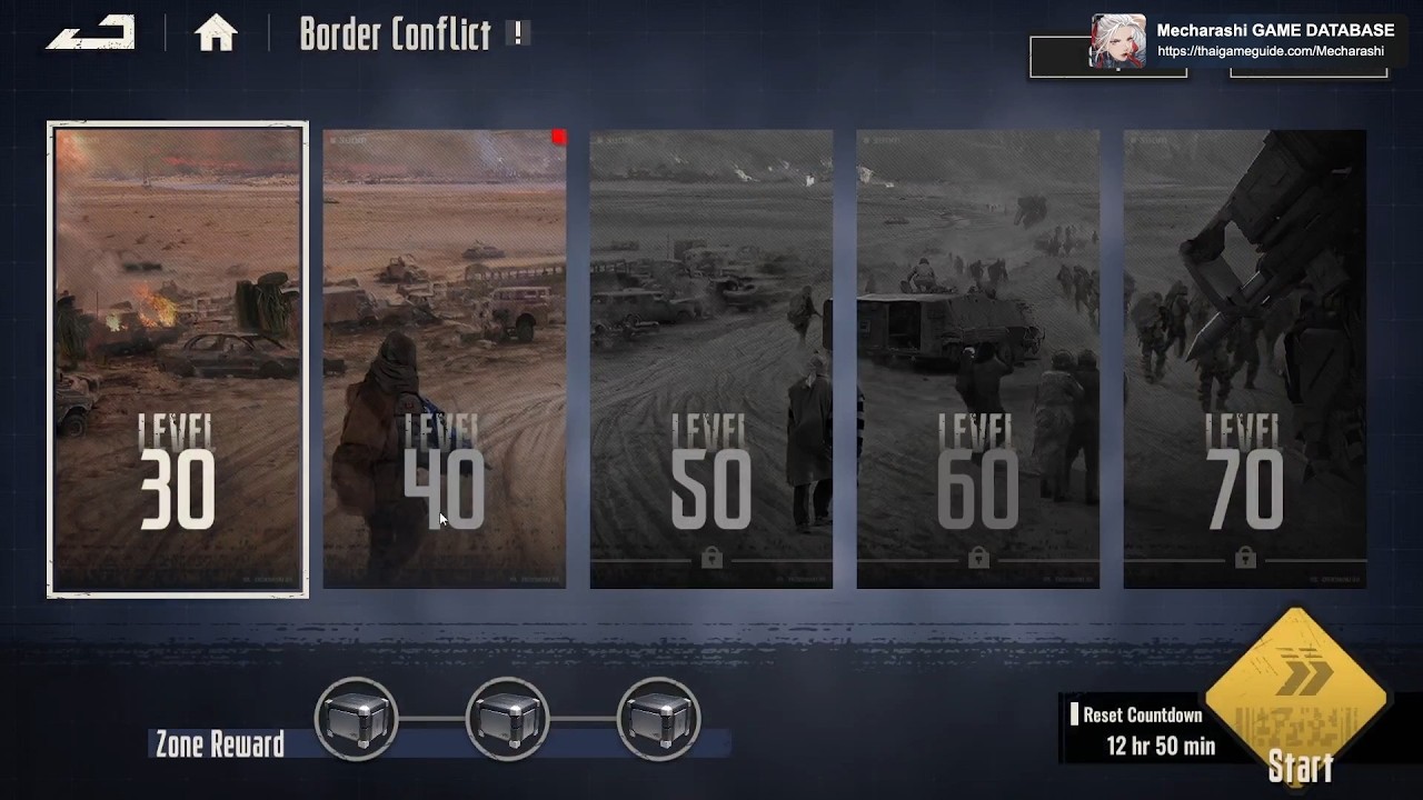 Border Conflict – LEVEL 30 【F2P Free Pilots Only】 | Mecharashi