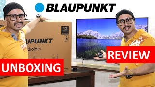 Blaupunkt 43 Inch 4K Android TV Unboxing and Review  Blaupunkt TV 2021  Blaupunkt Android 10 TV 