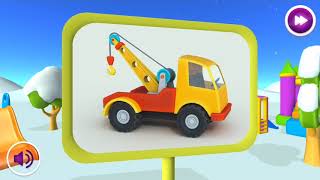 Leo the Truck Vehicles Construction Application for Children EN Android