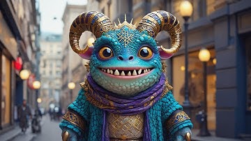 Asking AI to Create 196 Countries as Cute Magical Monsters!!