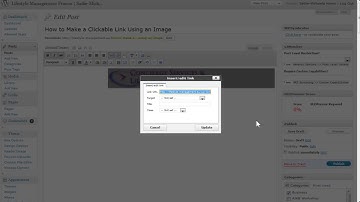 How to make a clickable image link using wordpress