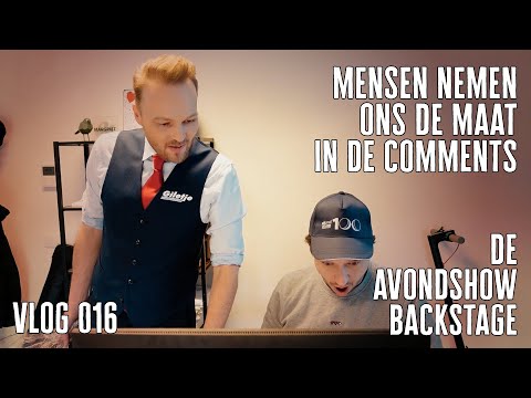 Mensen nemen ons de maat in de comments - DE AVONDSHOW BACKSTAGE - VLOG 016