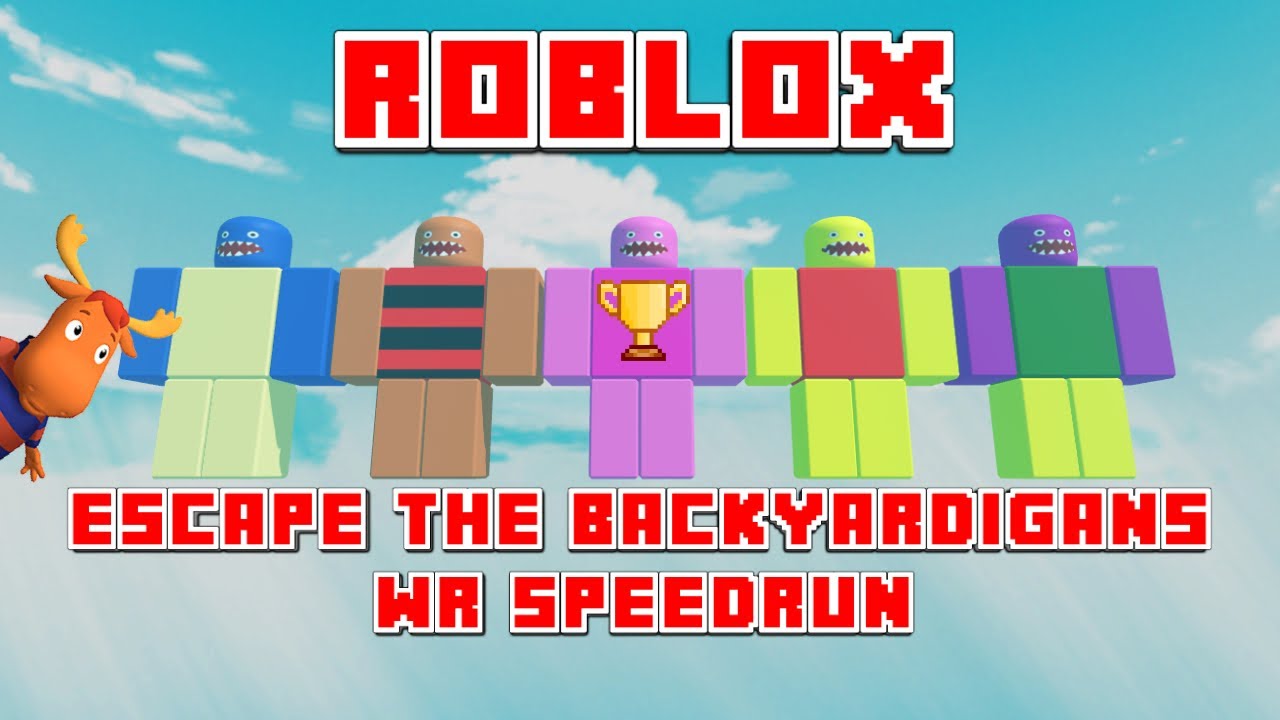 ROBLOX: Escape The Backyardigans Speedrun(WR,1:47) : r/speedrun