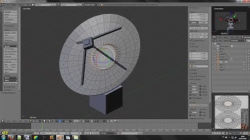 🛰️ Blender - Modeling a radio telescope for Galacticraft