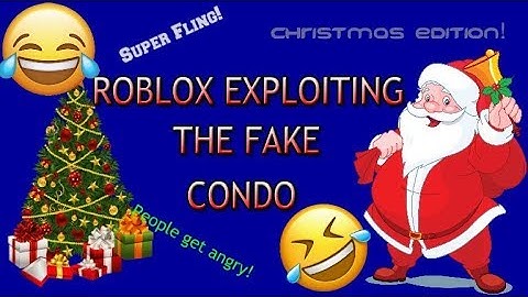 ROBLOX EXPLOIT TROLLING: FAKE THE CONDO! (FLINGING THE SERVER!)