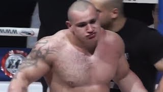Узбек забил огромного качка Первый узбек UFC