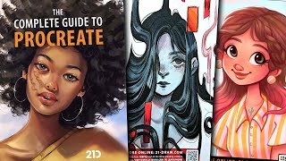 21 Draw The Complete Guide To Procreate Tutorial Book Feefal, Erika Wiseman, Simone Grunewald...