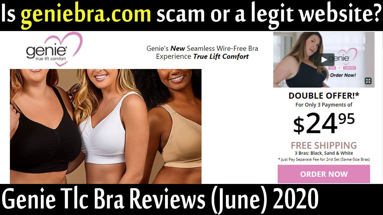 Genie Tlc Bra Reviews [June 2020] Legit or a Hoax? Scam Adviser