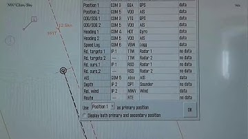 no44 Deselect GPS sensor and manually go into DR mode TECDIS