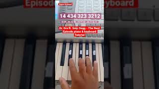 Dr. Dre ft.Snop Dogg - The Next Episode piano &amp; keyboard tutorial cover | MY TV SRI LANKA #shorts