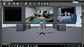 Kinect for UE4 3rd person shooter chracter pawn with local motion test