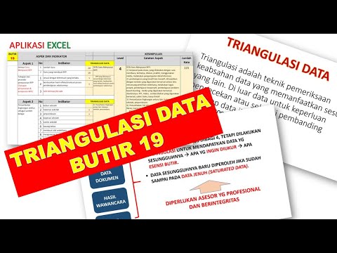 Triangulasi data adalah