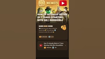 How To Actually Retire In 7 Years (Starting With $0) memefi code