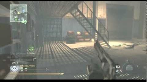 MW2- Demolitioin on Scrapyard- Knife and Killstreak Only- 123-26 Part 1