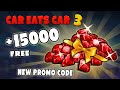 Car Eats Car 3 - Entering the promo code (+15.000 rubies)