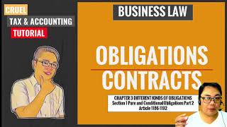 Chapter 3 Section 1 Pure and Conditional Obligations Part 2 Chapter 3 Section 1 Pure and Conditional Obligations Part 2