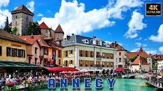 Annecy, France, The Little Venice Of France, 4K Walking Tour