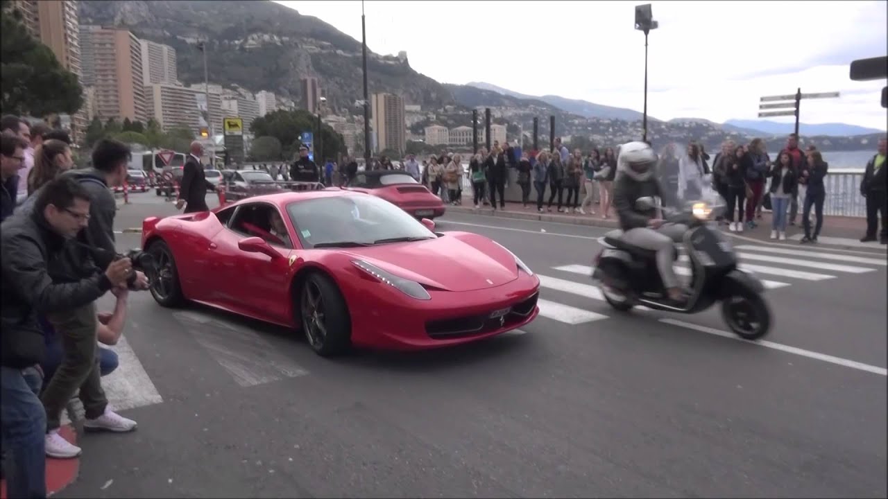 Jeremy Clarkson Driving Through Monaco In A Ferrari 458