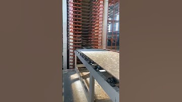 OSB Hot Press Production Line #mdf #particleboard #osb #woodbasedpanel