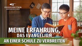 Glaubenszeugnis 2023 | Meine Erfahrung, das Evangelium an einer Schule zu verbreiten