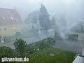Schweres Unwetter in Oberbayern am 29.06.2021 | Downbursts | Hagel | Starkregen | Blitzeinschlag