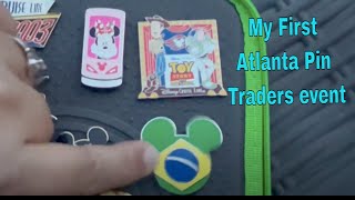 My first time meeting with Atlanta Pin Traders group
I found a group of Atlanta Pin Traders on line.... I actually found them in March 2020.... and was excited to go to their monthly event then.... but guess what it was cancel for Covid. Now two years later they have restarted monthly events. The group is mostly collectors of Olympic pins but they have been meeting monthly (except during covid) since the 1996 Atlanta Olympics.
I didnt film inside the event itself but see what I traded! My first time meeting with Atlanta Pin Traders group
