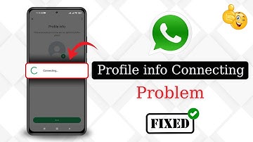 WhatsApp Profile info Connecting Problem 2025 (Fixed) | WhatsApp Login Problem