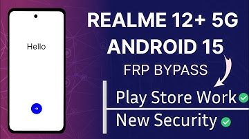 Realme 12+ (5G) Frp Bypass Android 15 Latest Security 2025 Without Pc | Play Store Sign in
