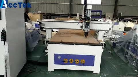 AccTek 10pcs carousel auto tool changer wood atc cnc router 1325 1530 cutting mdf plate