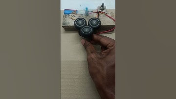 Running mini Drone motor with DC motor  | #tech #project #shorts