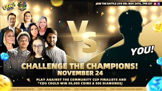 Challenge the Champions on Nov 24th