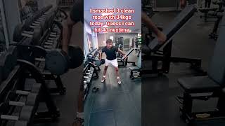 I smashed 3 clean reps with 34kgs today. Guess i can hit 40 nextime. #bicepcurls #bicepsworkout