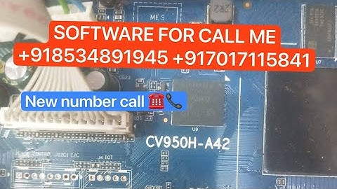 #HOW  TO DOWNLOAD CV950H-A42 SOFTWARE STUCK ON LOGO#