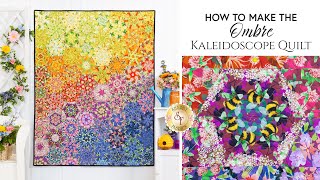 How to Make the Ombre Kaleidoscope Quilt | a Shabby Fabrics Tutorial