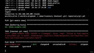 7  Checkout git repository via HTTPS   Ansible module git