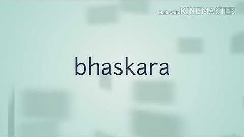 bhaskara(2)