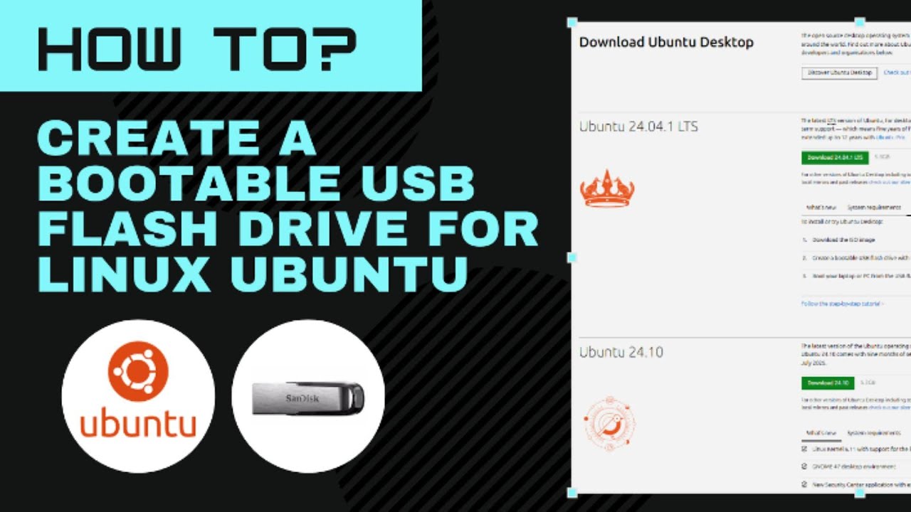 Cara Membuat BOOTABLE LINUX UBUNTU LTS TERBARU dengan Flashdisk - YouTube