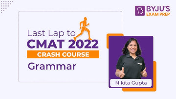 CMAT Crash Course | Grammar for CMAT | Last Lap to CMAT 2022 | BYJU