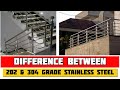 Stainless Steel 304 vs 202 | How to Check Grade Quality - Which is Best and Why