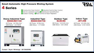 China High Pressure Misting System Manufacturer | Smart Automatic Mist System