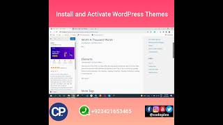 How to install and activate WordPress theme