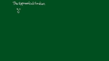 Section 6.1 - Exponential Functions Part 1